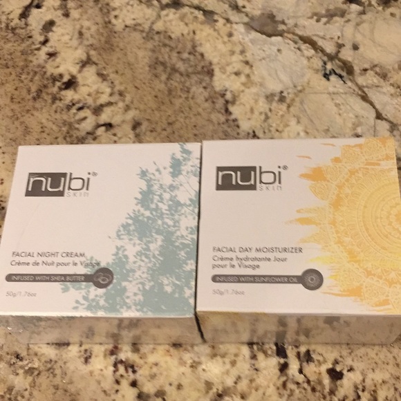 NWT Nubi facial day & night moisturizer set